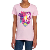 Beverly Hills 90210 Donna Women's 18/1 Cotton Short-Sleeve T-Shirt